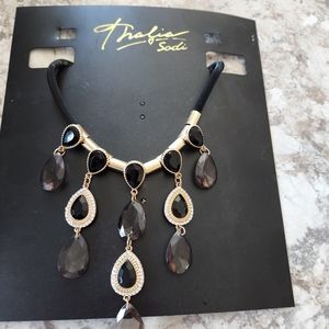 Black and gold necklace